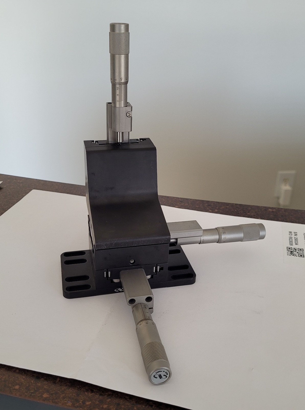 Newport Modular Ball Bearing Translation Stage 460P-XYZ with SM25 Micrometers