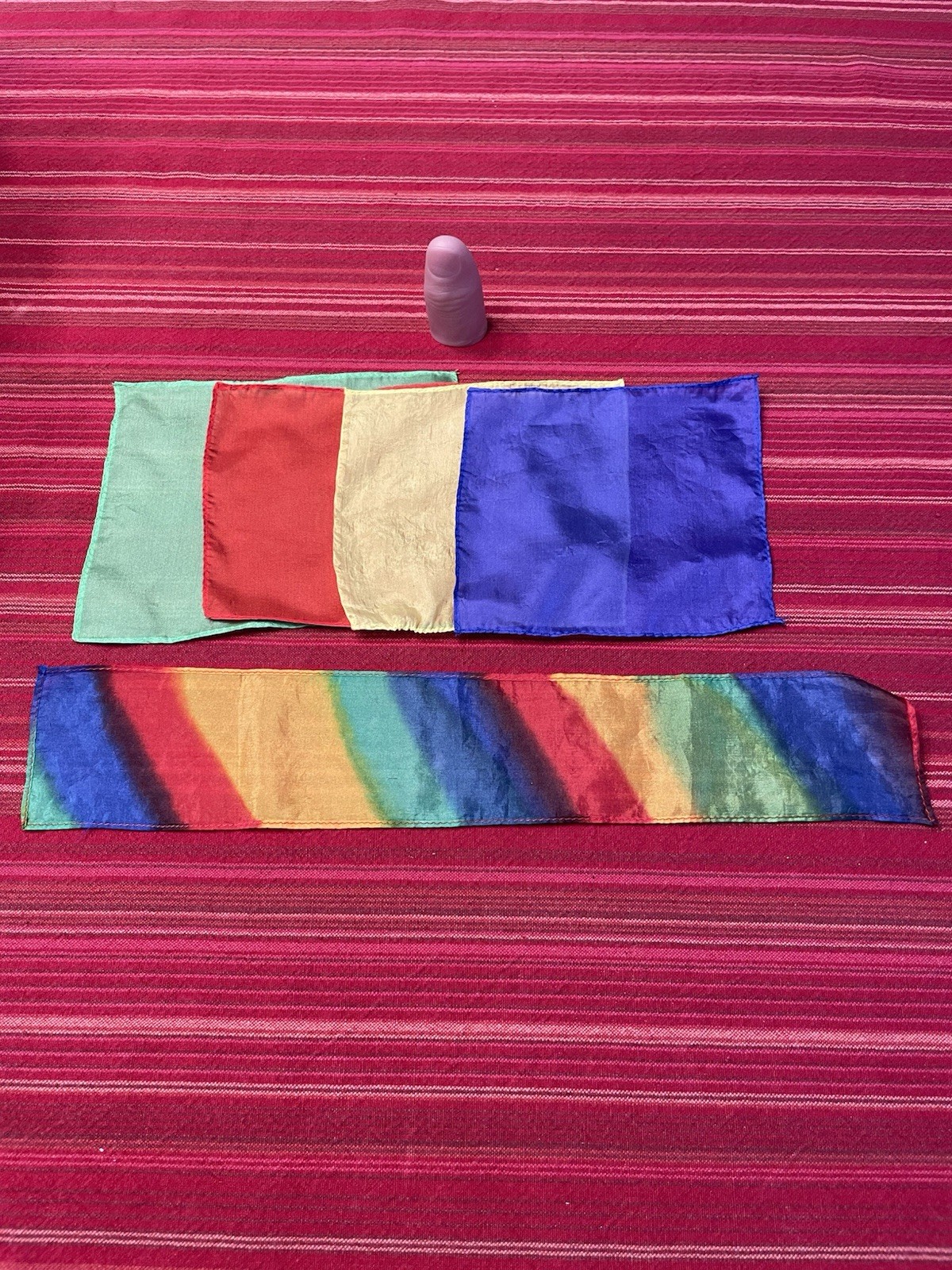 Thumb Tip Blendo Silks. Magic. Tricks. Silks. Ships USPS economy shipping.