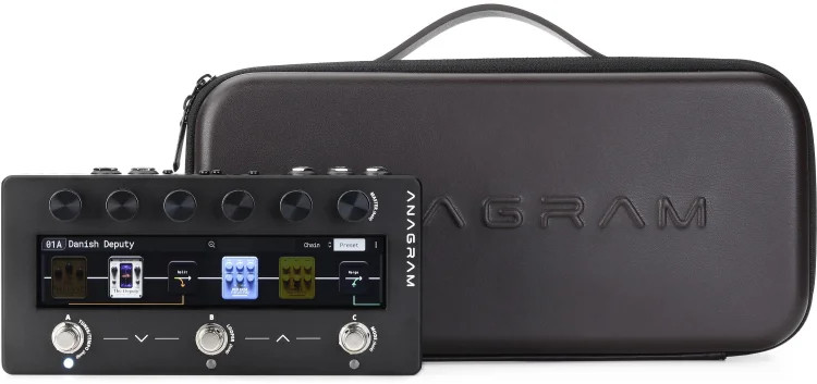 Darkglass Anagram Multi-effects Guitar Workstation - Guitar Essentials Blackout,
