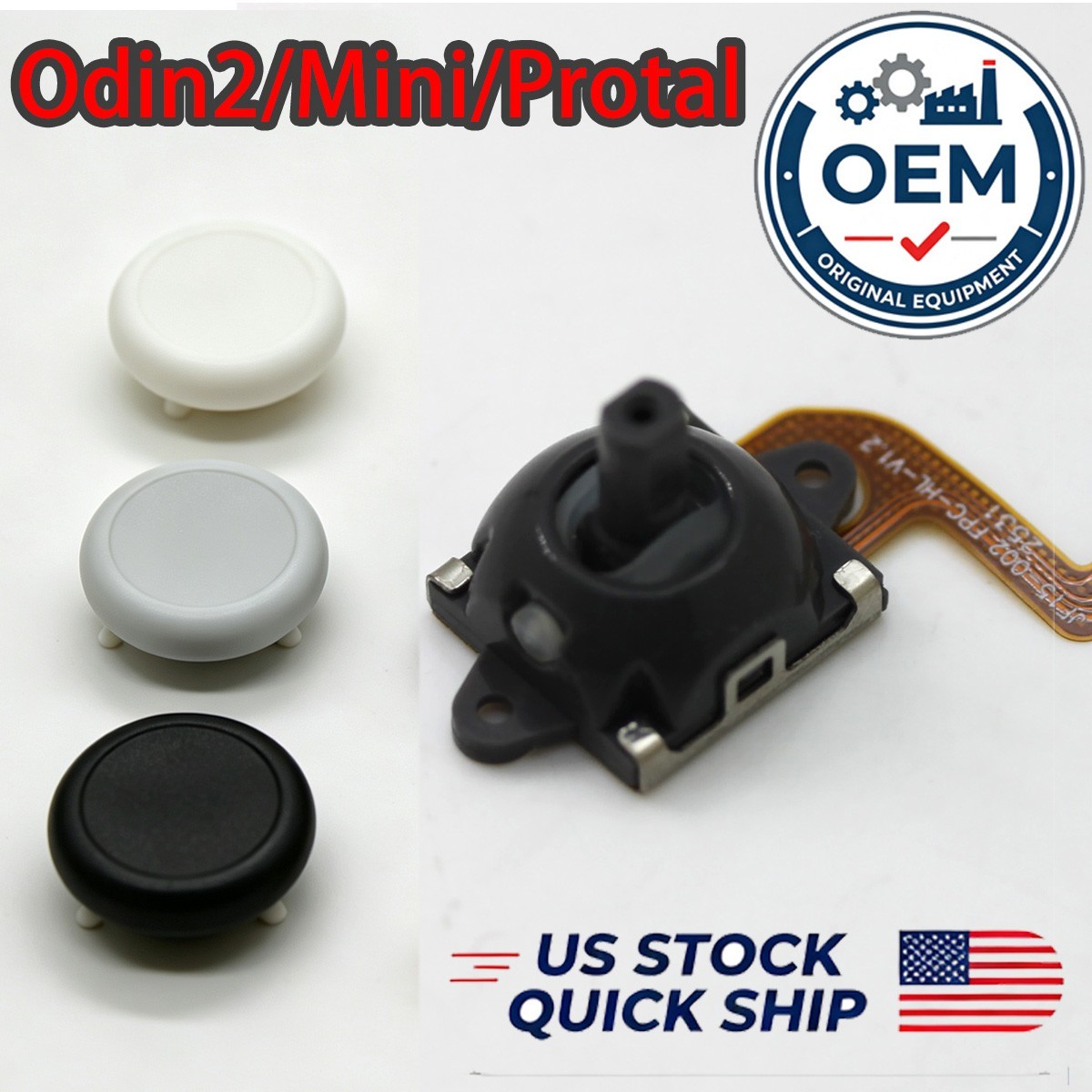OEM 3D Analog Joystick Cap Thmub Stick for AYN Odin2 / Mini / Protal FASTSHIP
