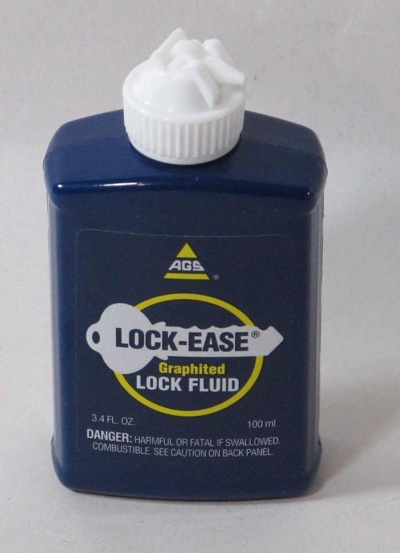 AGS LE-4 Lock-Ease Graphited Lock Fluid 3.4oz Makes Locks Work Better