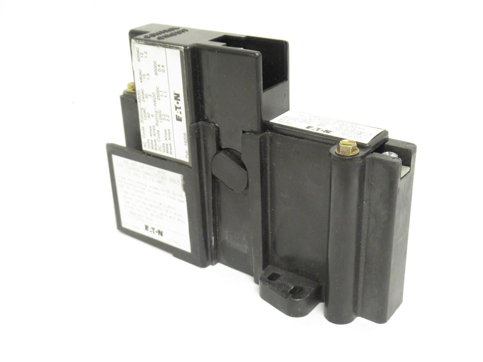 227730 Old-Stock; Eaton DS16CP Safety Switch Control Pole Kit 30-1200A; 2-3P