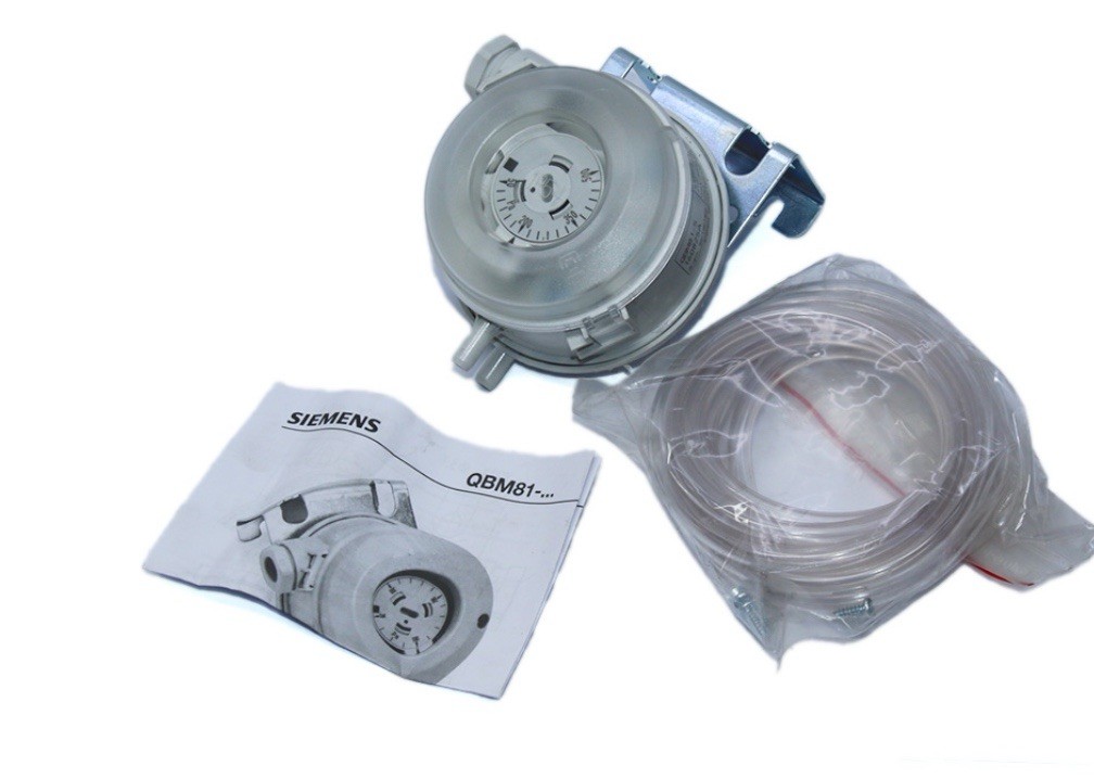 Siemens QBM81-3 Differential Pressure Monitor Switch 0.8-8.0" WC 250V Adjustable