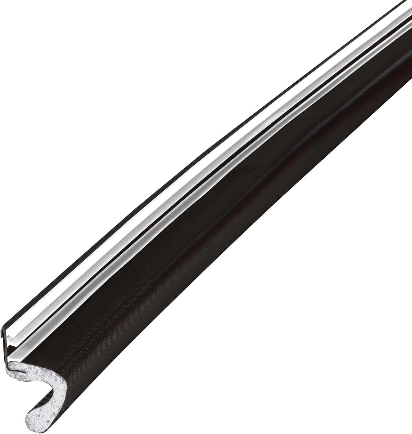 91810 Soundproof Weather Stripping Door Seal, 40 Feet Black Vinyl-Coated Foam Ke