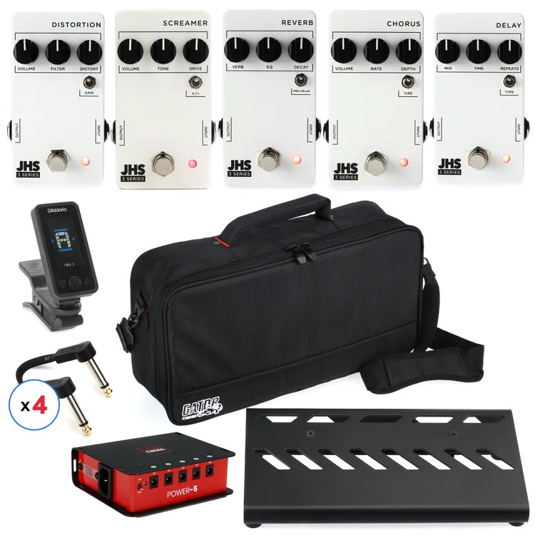 JHS 3 Series Beginner Pedalboard Bundle