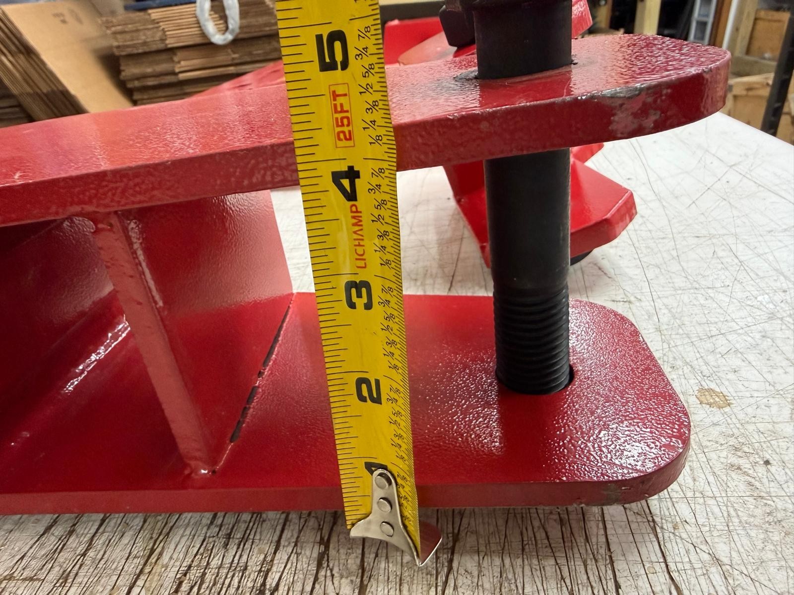 Roof bar attachment with Hydraulic Cylinder for frame puller frame machine