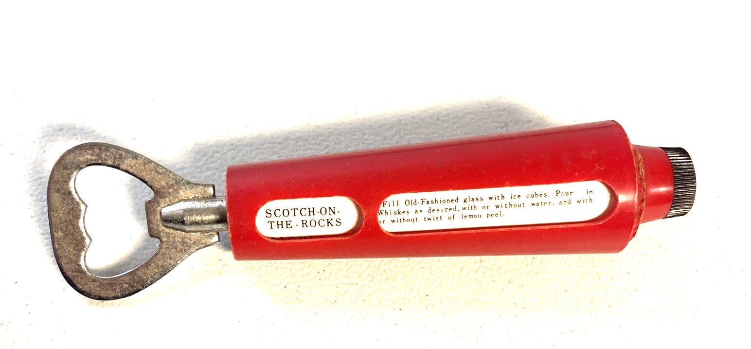 Scotch Drink Mix 8 Recipe Bottle Opener