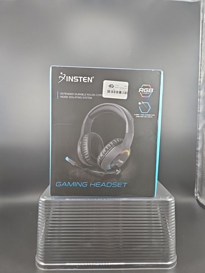Insten 3.5mm RGB Rainbow Gaming Headset with Mic for PS4 PS5
