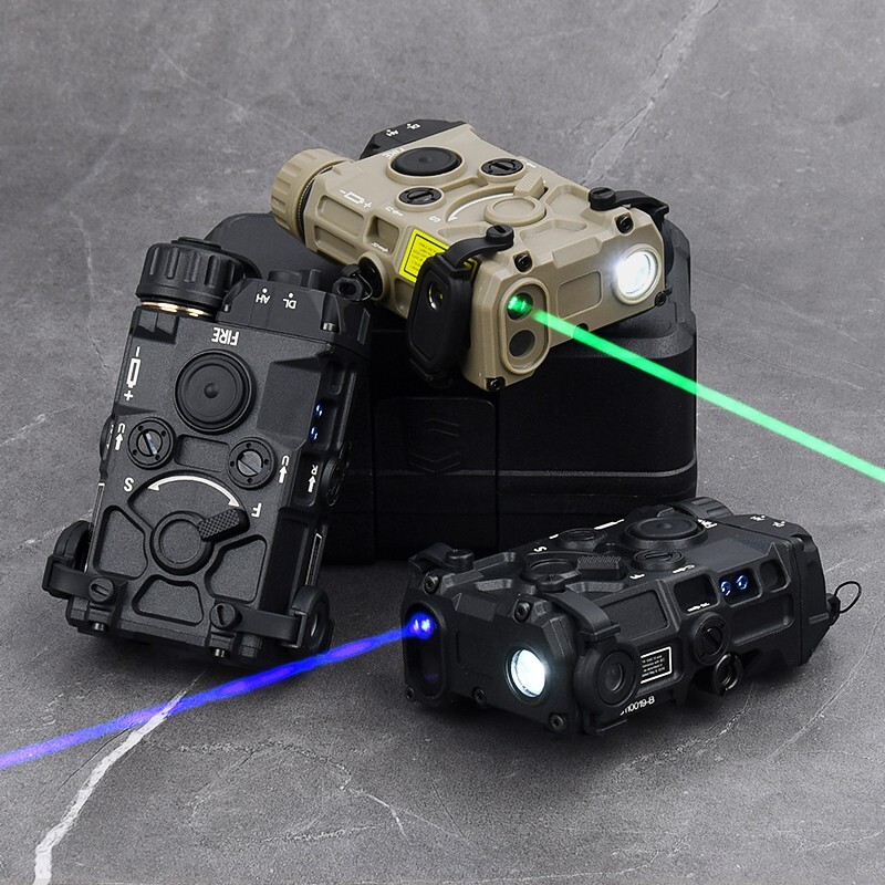 WADSN Tactical OGL On gun Laser Red Green Dot Aiming Flashlight White Strobe