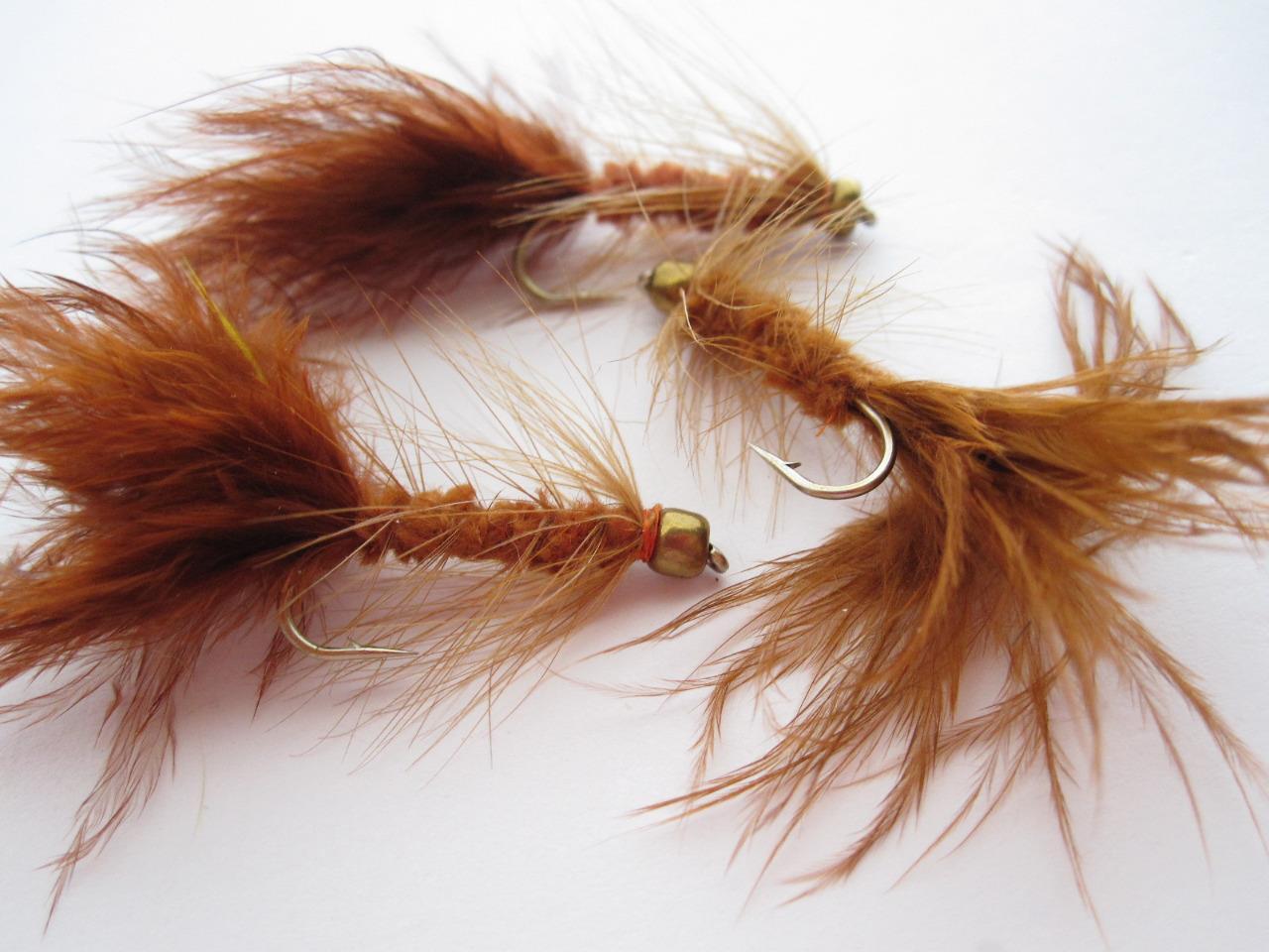 3 EA D18-2 BEAD HEAD WOOLY BUGGER'S (COLORS & SIZES AVAILABLE), STREAMERS