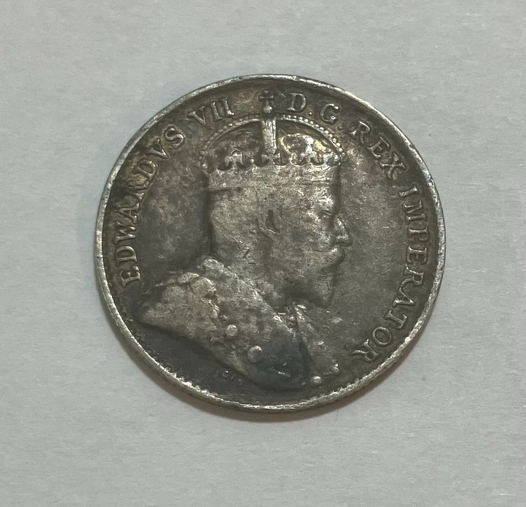 1906 Canada Silver 5 Cents