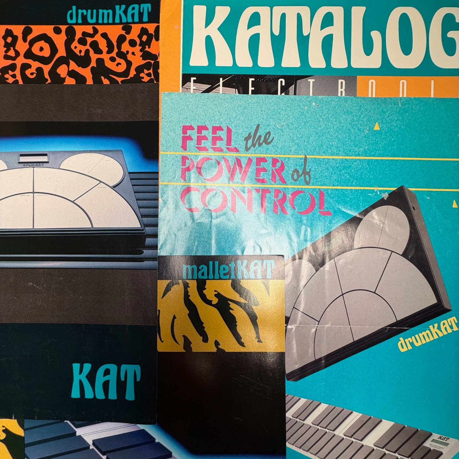 VINTAGE KAT DRUM KATALOGS AND BROCHURES
