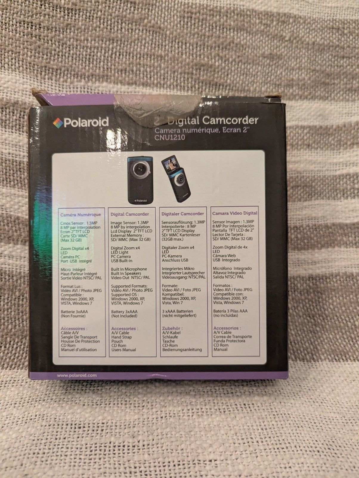 Polaroid Digital Camcorder CNU1210