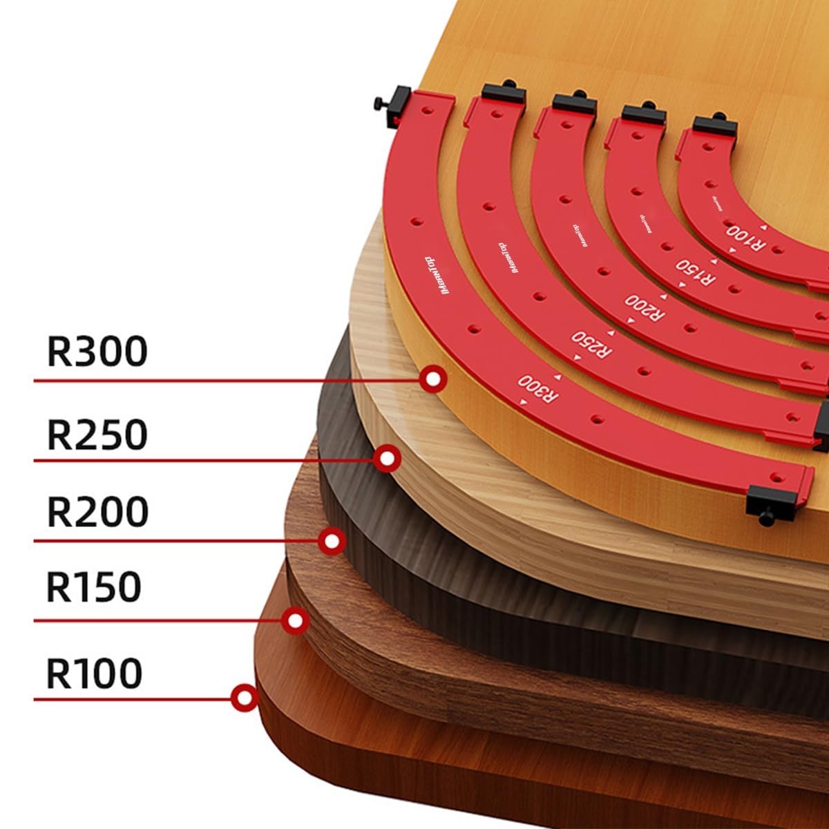 IMeanTop Router Corner Radius Template Router Radius Jig Router Corner Jig