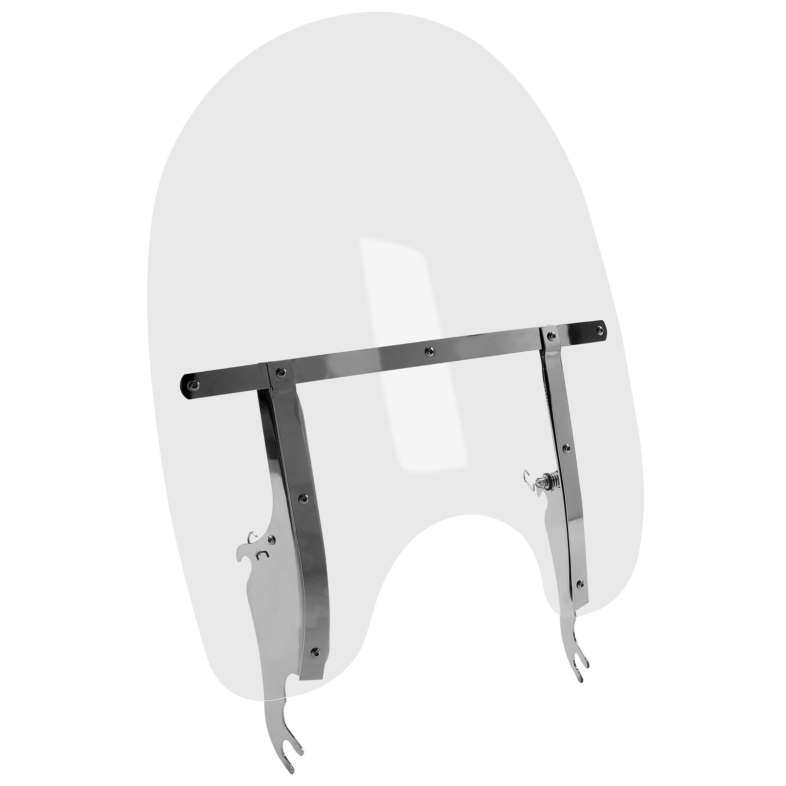 26''X23'' Detachable Windshield For Harley Heritage Softail Fat Boy Clear 00-17