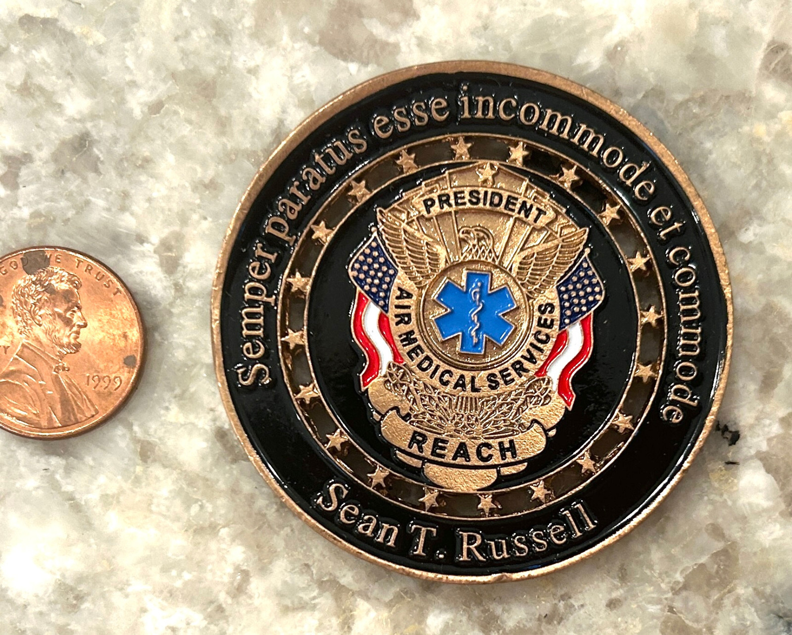 Reach Air Medical Services  President's Challenge Coin