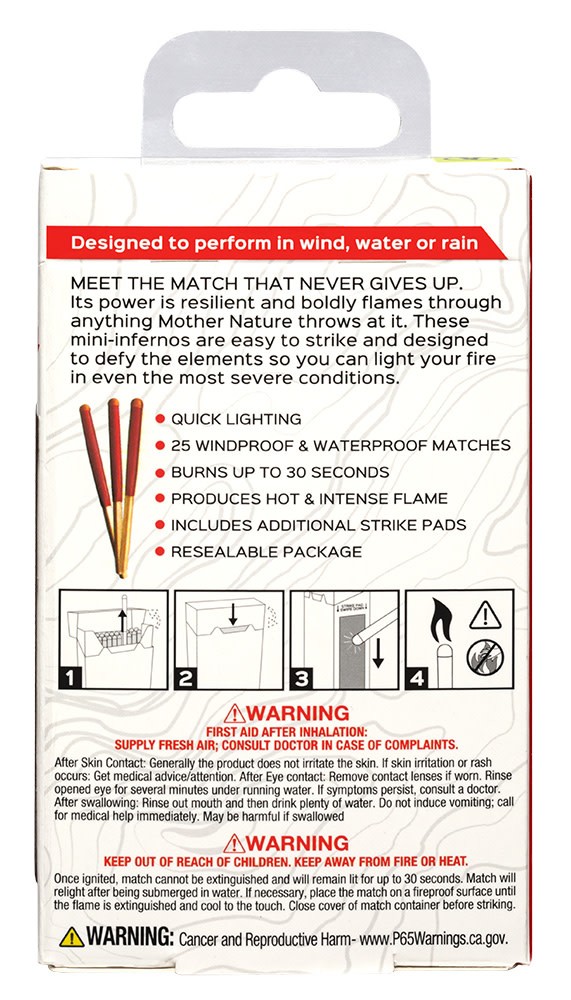 Zippo Typhoon Matches, 40570