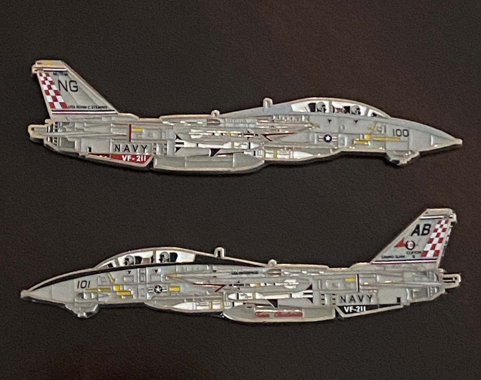VF-211 Checkmates F-14 Tomcat Challenge Coin