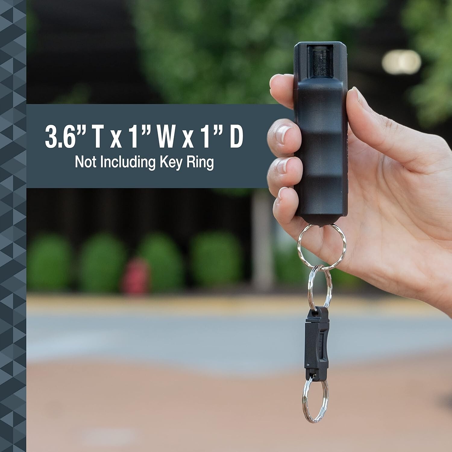 Runner Pepper Gel with Quick-Release Keychain & Reflective Hand Strap - 0.67 oz