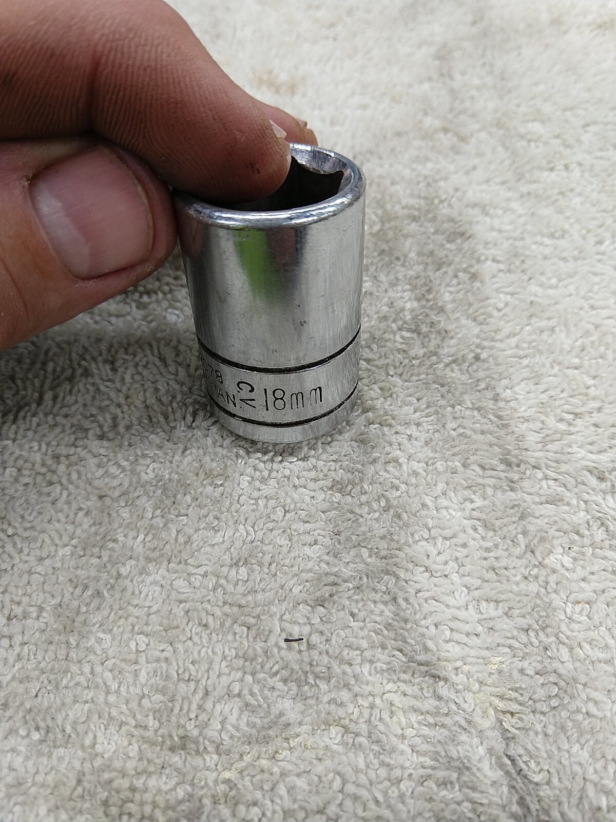 Great Neck 18mm 6pt. 1/2dr. Socket 2078 CV