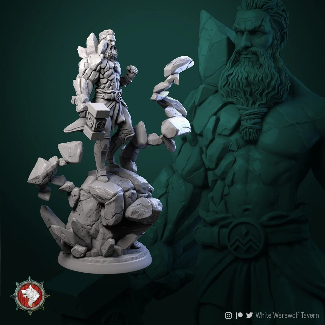 Earth Master - Resin Tabletop Miniature