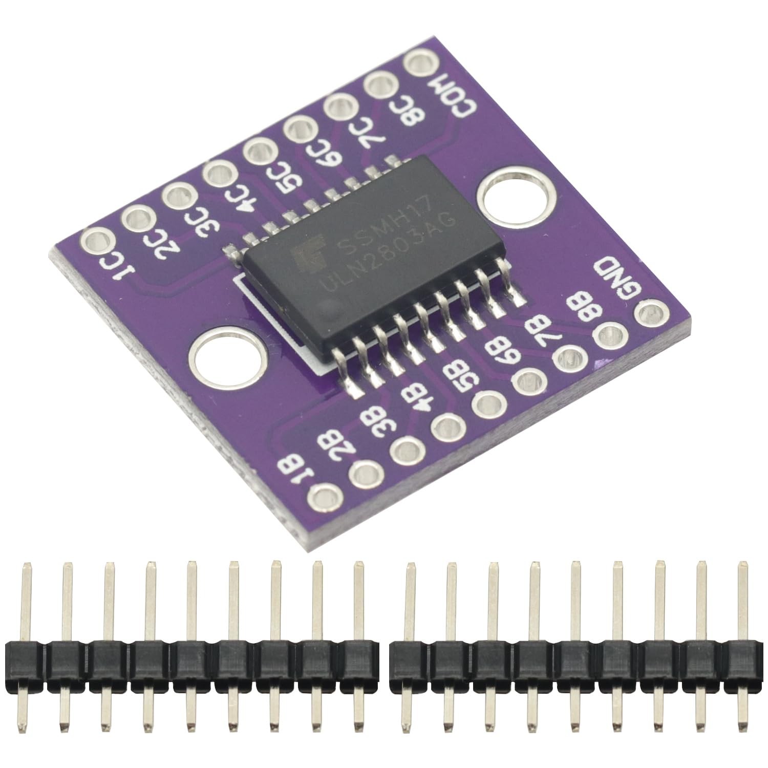 2Pcs ULN2803A Tube High Pressure Large Current Driver Module