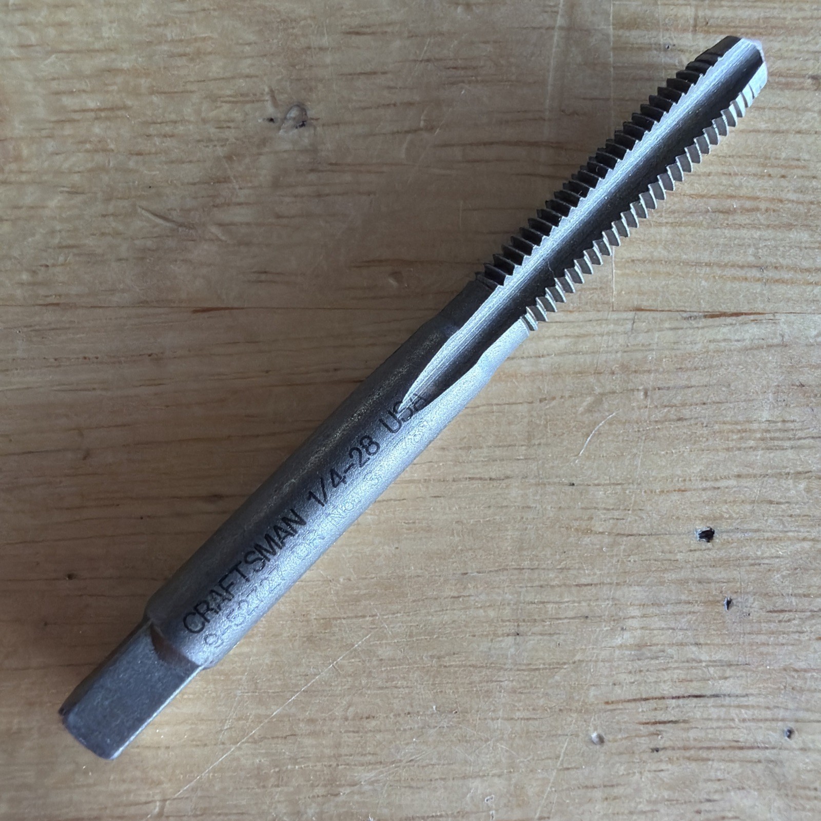 Craftsman Professional 1/4" - 28 Tap 9 52727 for Tap & Die Set 52306 USA
