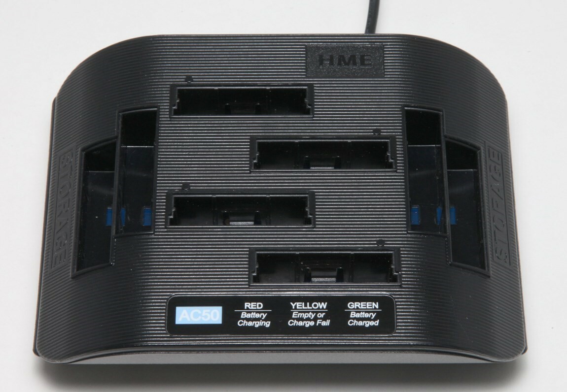 New AC50 AC-50 4-Slot Battery Charger For HME HS6100 Drive Thru Intercom BAT50