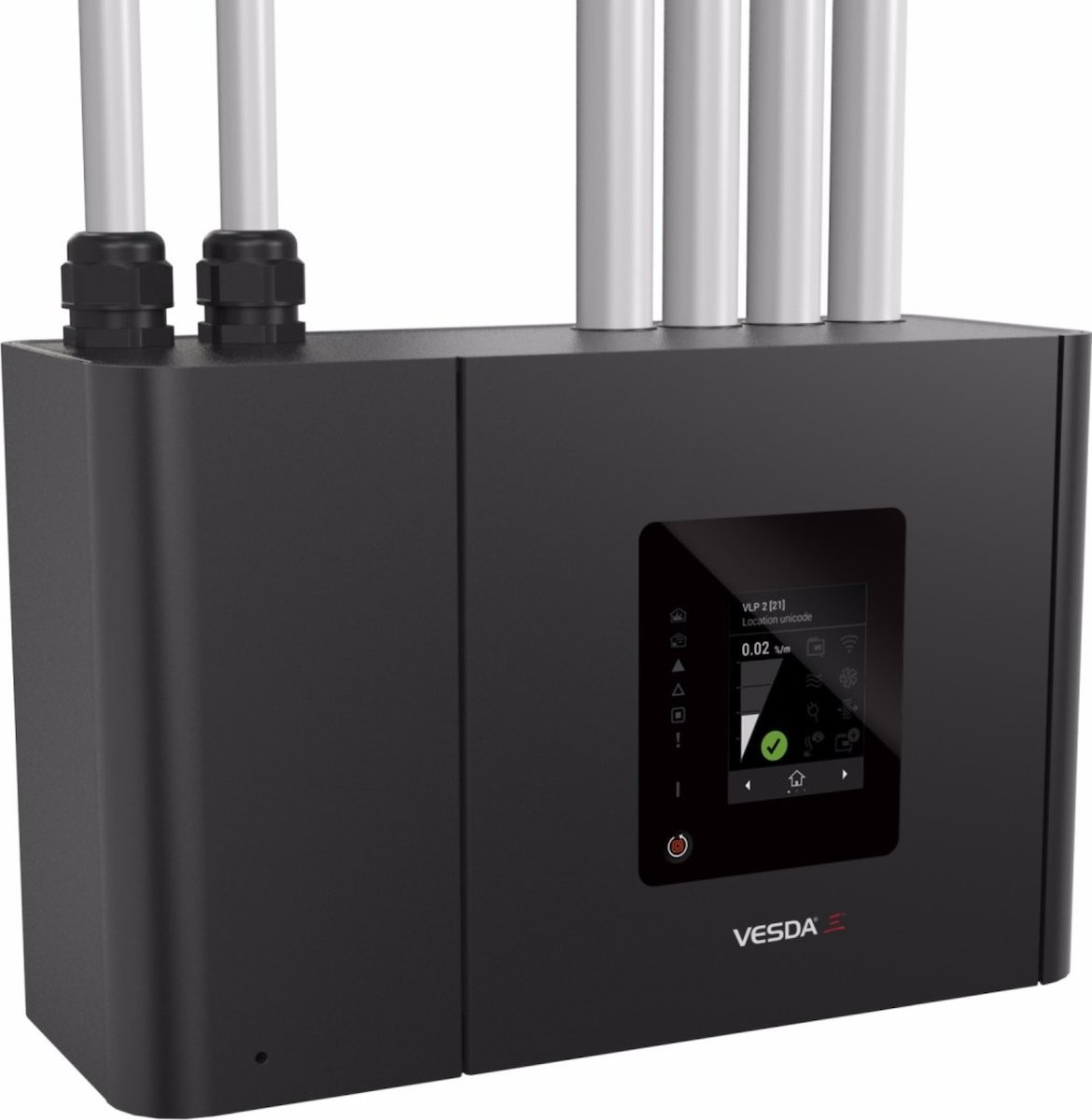 VESDA VEP-A00-P Four Pipe Detector with LED Display Black