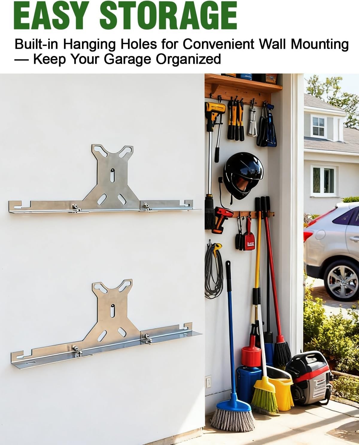 Stainless Steel Wheel Toe Alignment Tool Kit for DIY Garage Use - Compact Design
