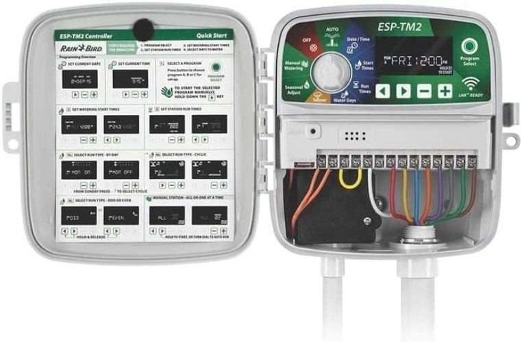 ESP-TM2 WiFi Irrigation Controller: 4-Zone Sprinkler System with LCD Display