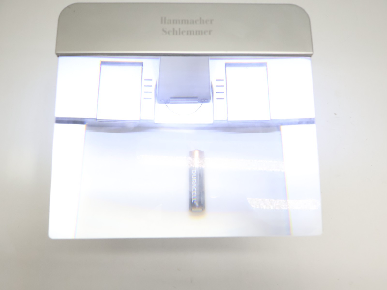 Hammacher Schlemmer Hands-Free Foldable LED Lighted Reading Magnifier