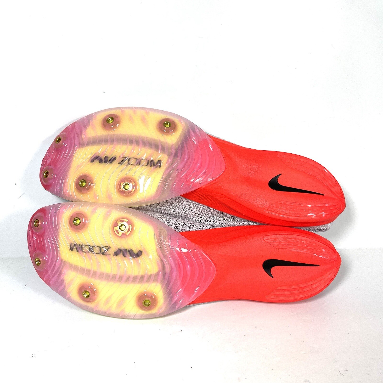 Nike Air Zoom Victory FK Mens 12.5 Track Shoes DJ6205-100 Rawdacious/White
