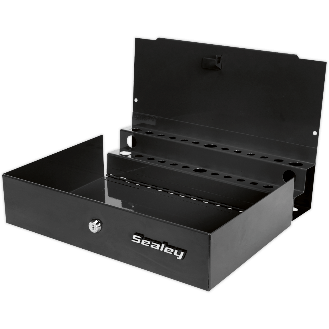 Sealey Roller Cabinet Side Box for Long Handle Tools Black