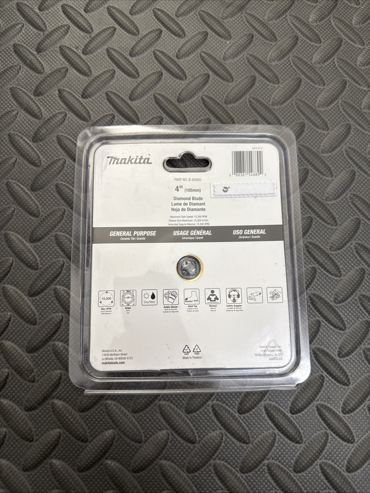 OEM Makita 4" Dimond Blade B-69565