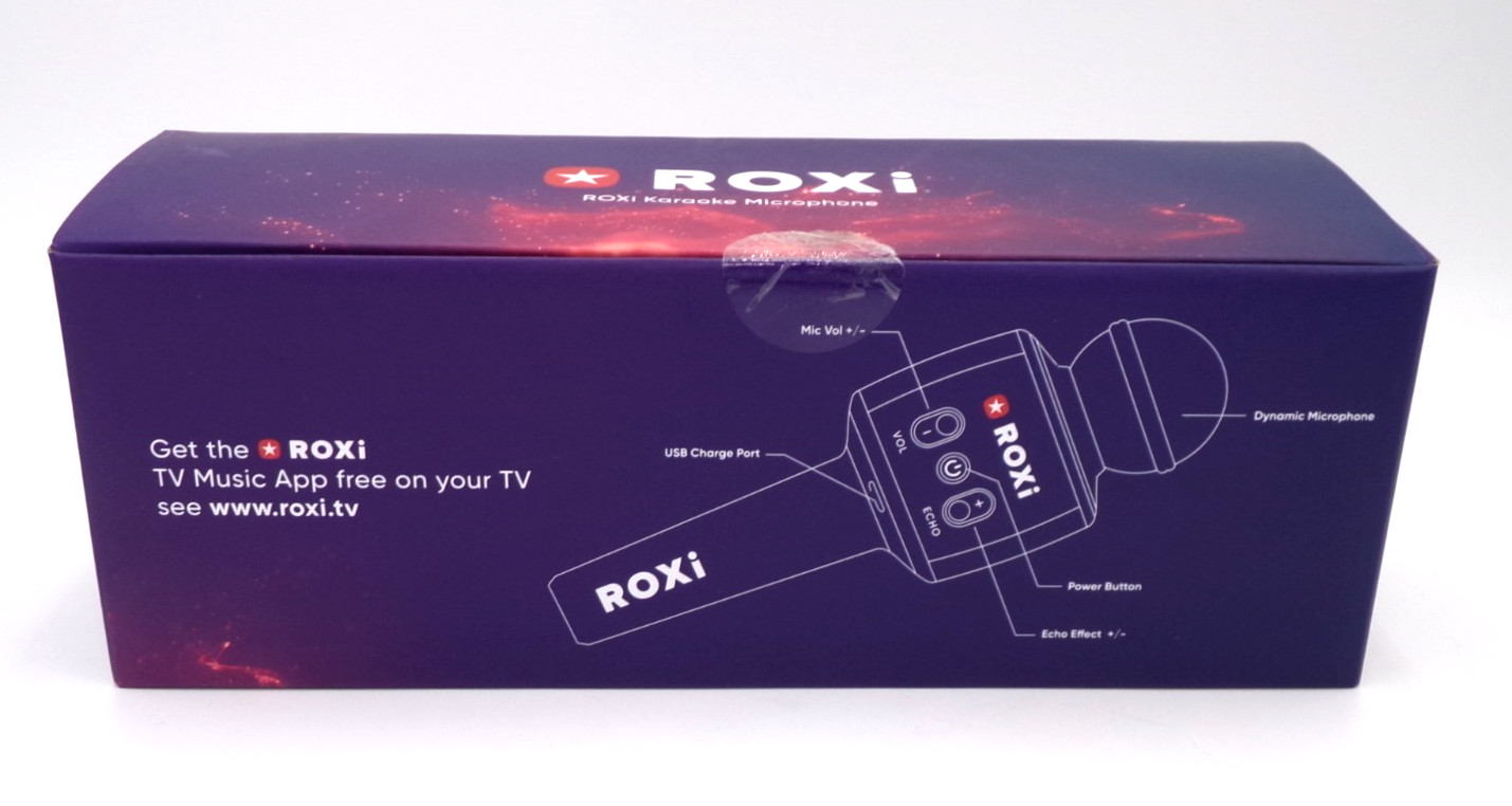 Wireless Karaoke Microphone ROXI Echo Control USB Rechargeable TV Music Fun