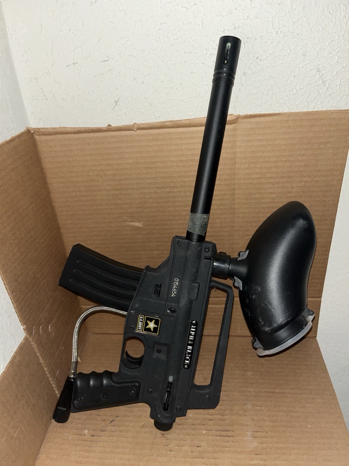 Tippmann US Army Alpha Black Paintball Marker Untested