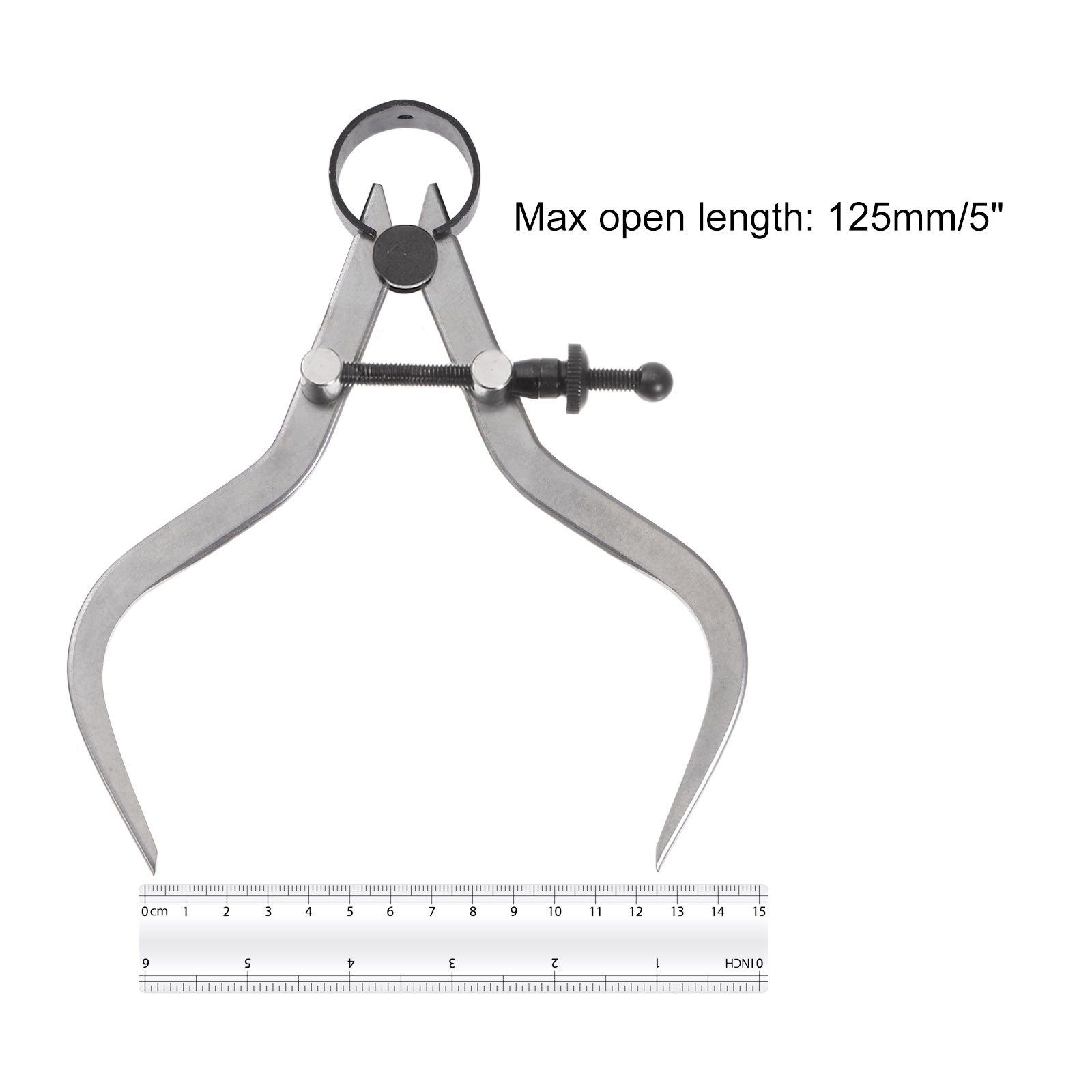 Spring Joint Caliper 5 " Carbon Steel Adjustable Spring Outside w Solid Nut