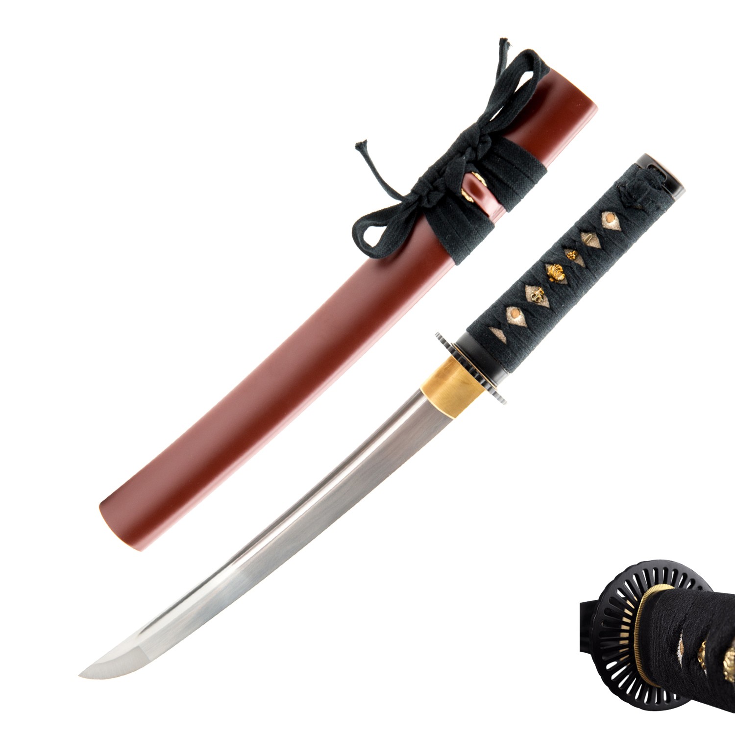 1045 High Carbon Functional Japanese Tanto Empire Wheel Premium Sharp