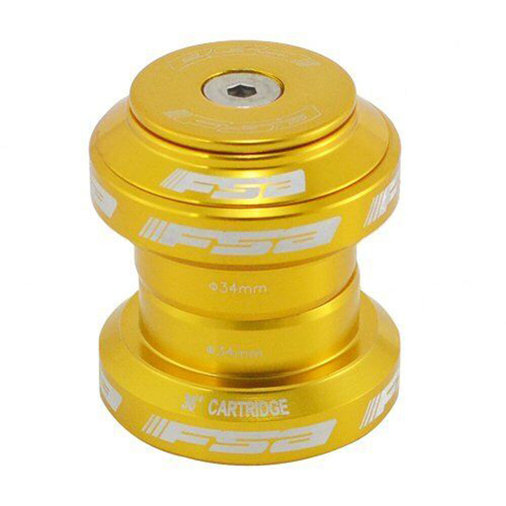 FSA Orbit MX 1-1/8" Threadless MTB Road Headset with Top Cap , Gold