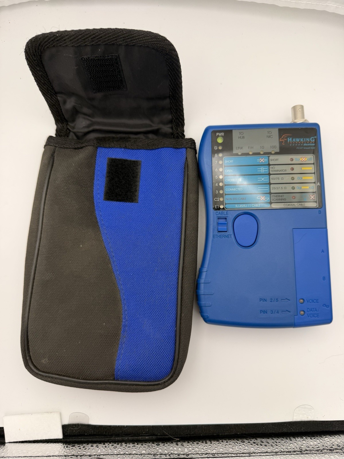Hawking Technology Blackhawk PN100T Network Tester w/ Manual & Case