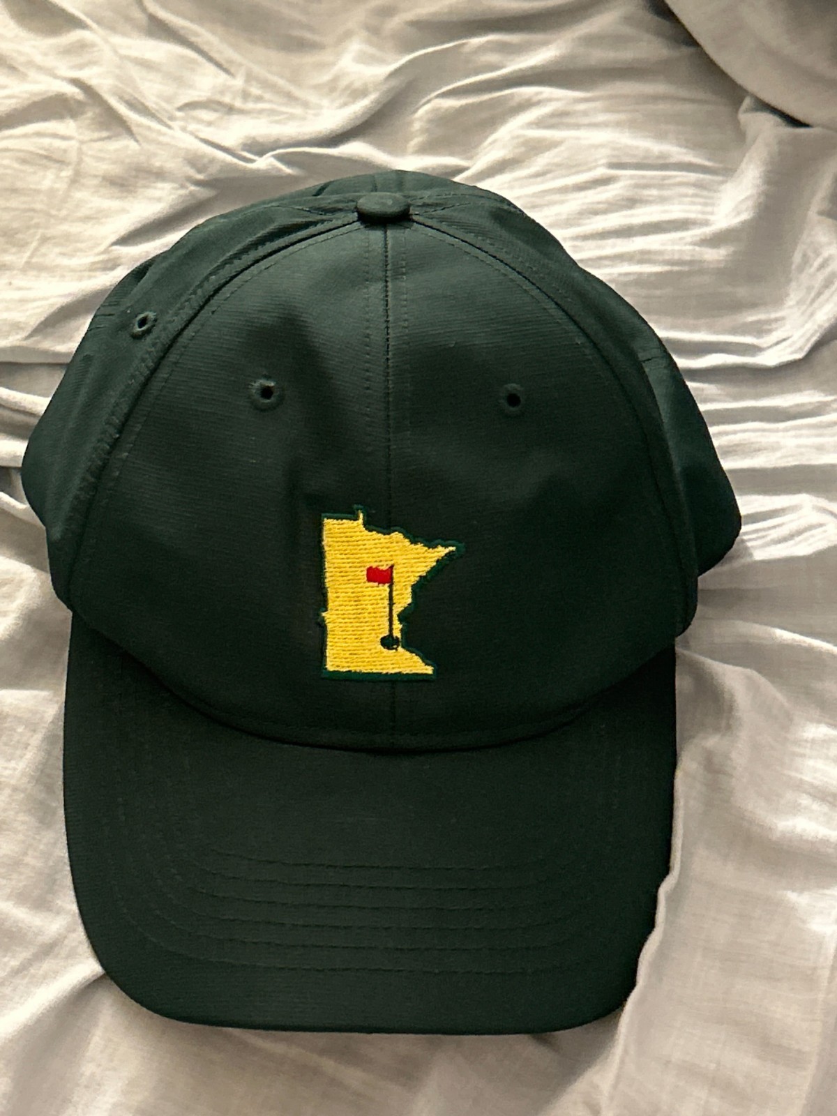 Minnesota Golf Dark Green Adult Adjustable Hat Richardson Performance Golf Cap