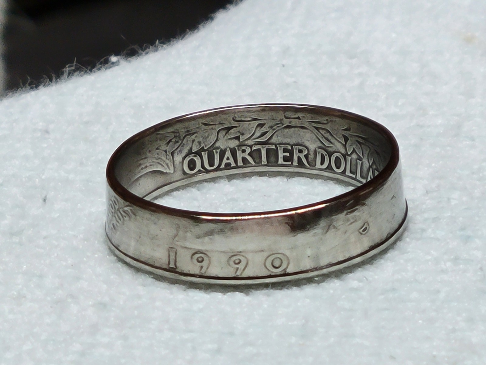 1990 - Size 11 Dated Quarter Coin Ring