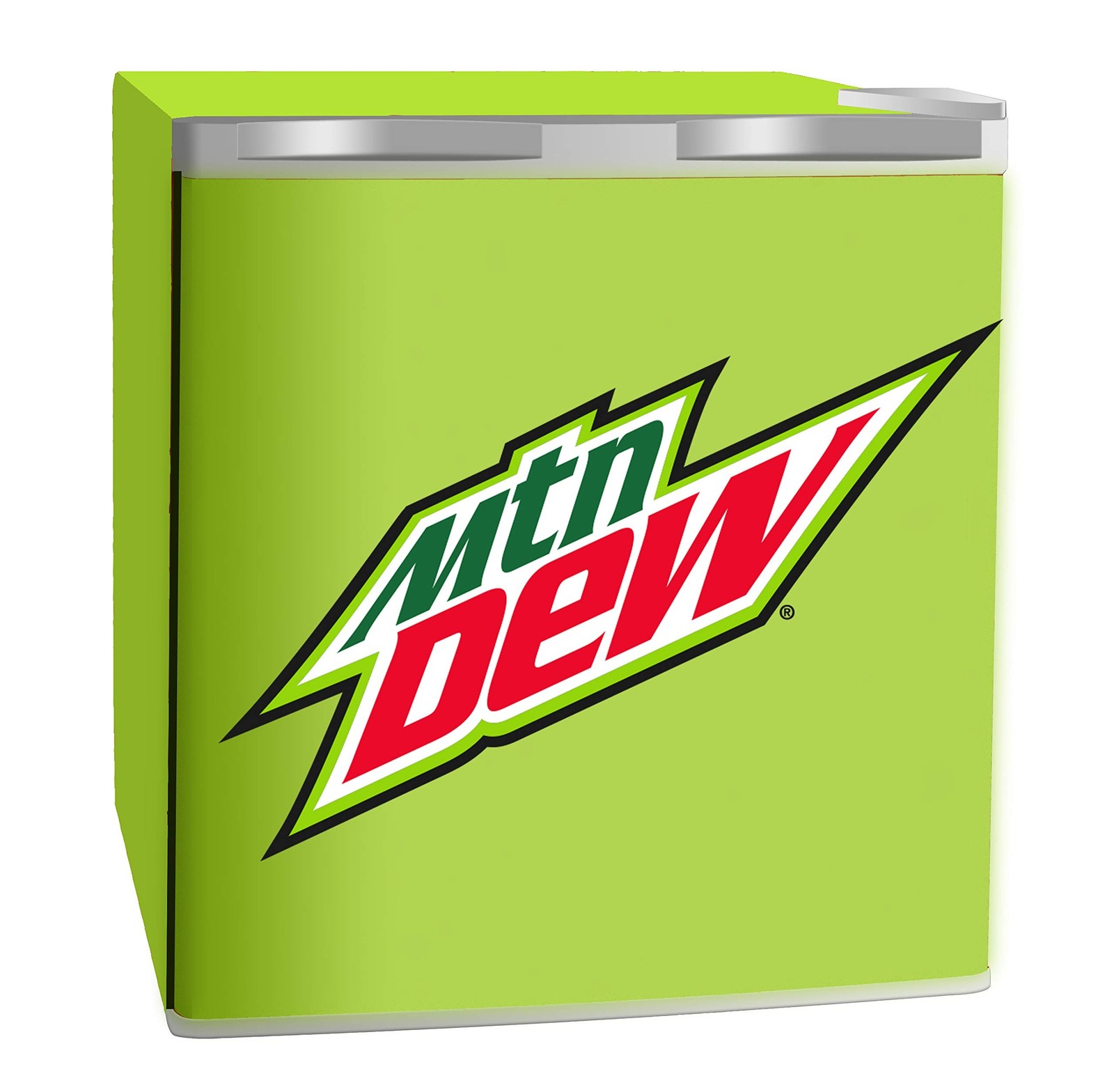 CURTIS Mountain Dew FR102MD Mini Fridge with Freezer - 1.6 Cu Ft Compact Smal...