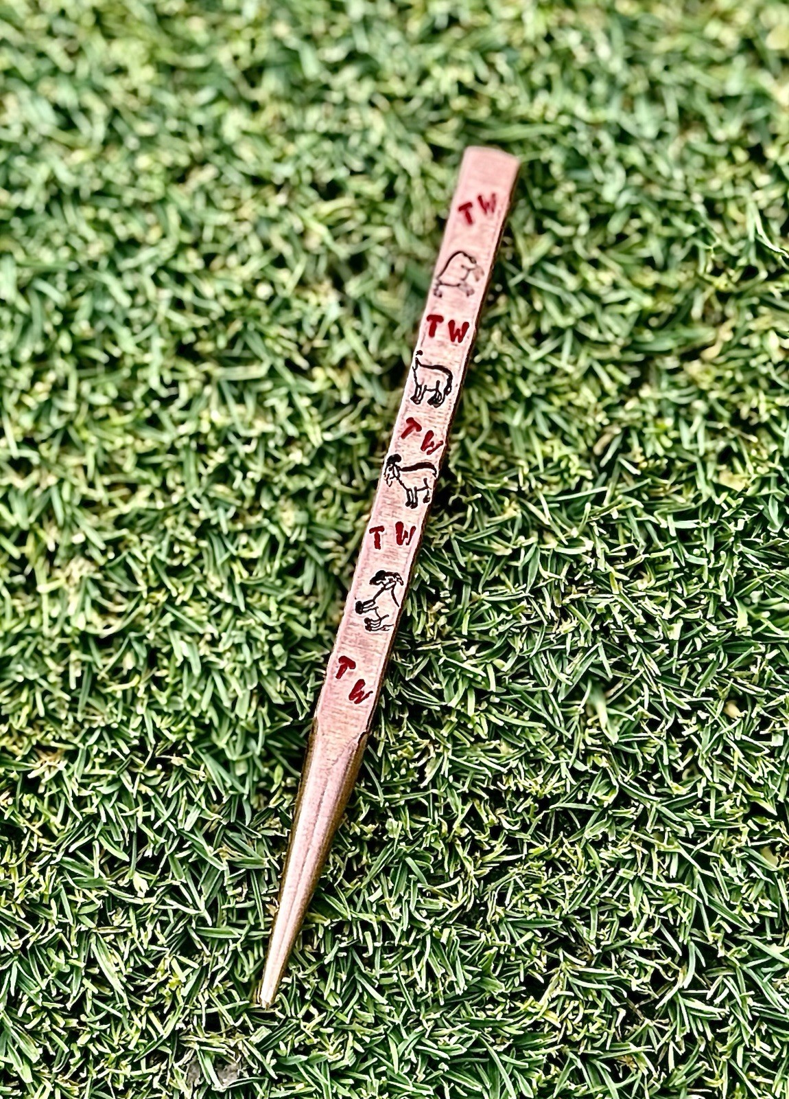 Feather & Forge Golf—Slim Single Prong Divot Tool Handmade Customize Your Own!