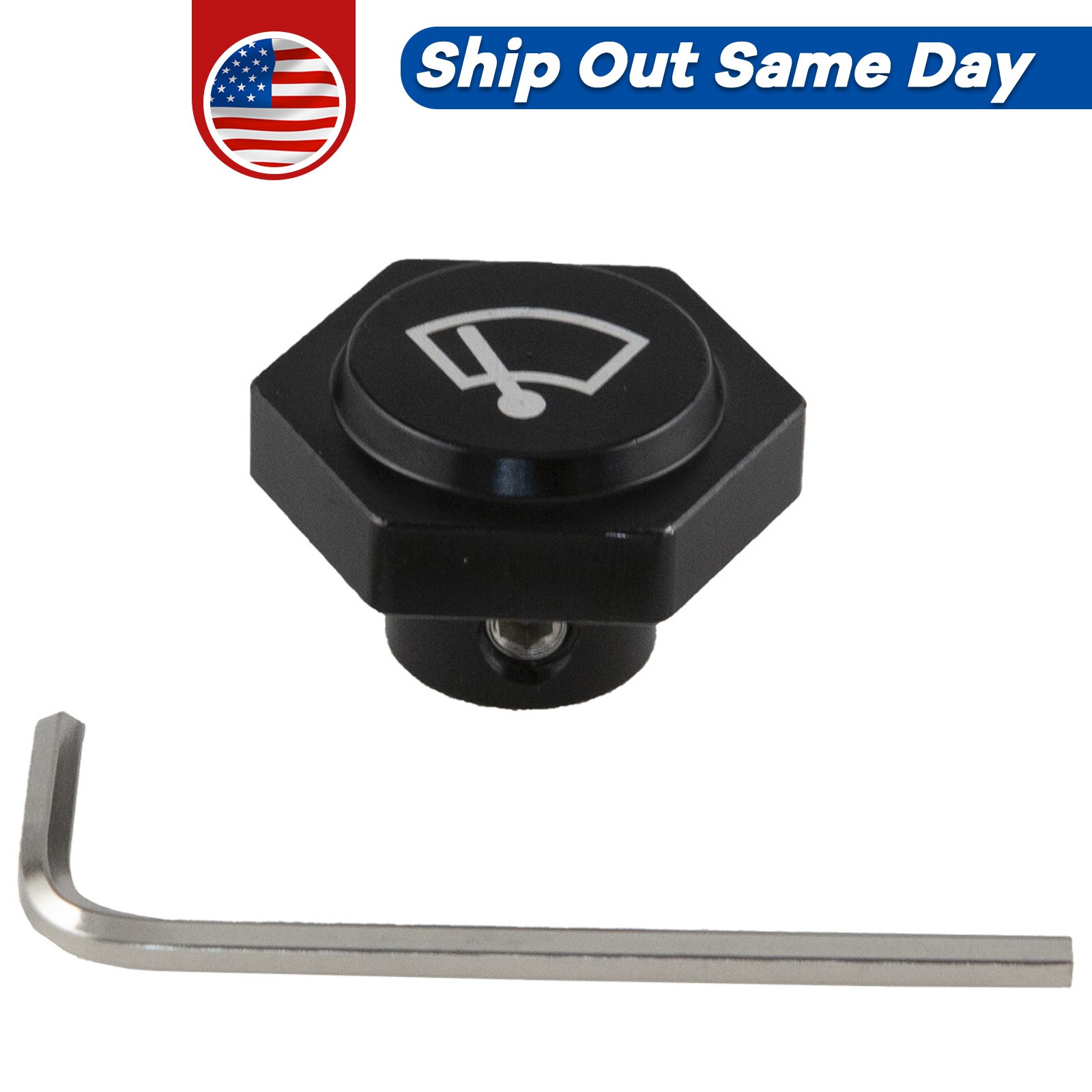 Aluminum Windshield Wiper Switch Knob For 1985-1991 Ford Truck F150 F250 F350