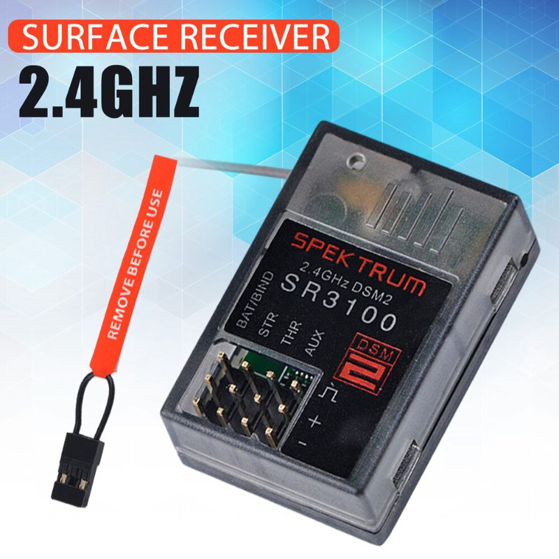 3 Channel Spektrum Surface Receiver for Transmitter DSM2 2.4GHz 3CH SR3100