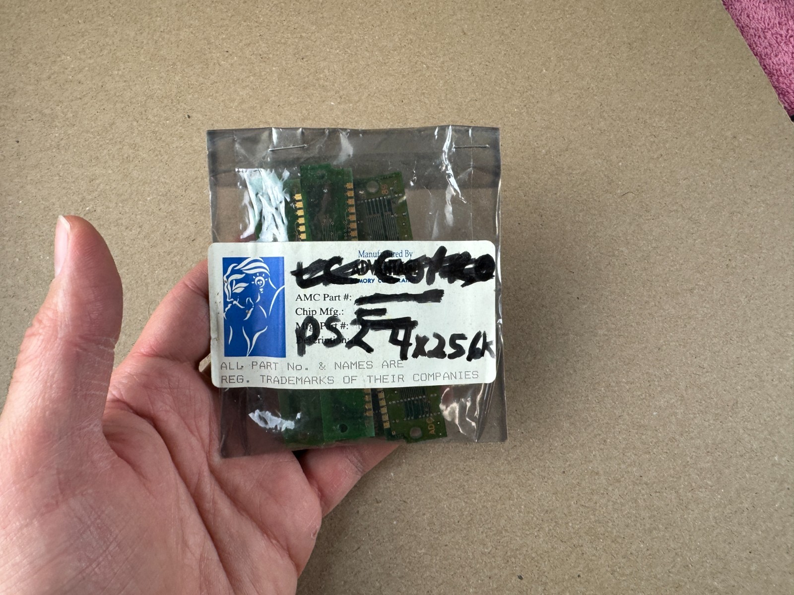 4x IBM PS2 RAM 256k four sticks