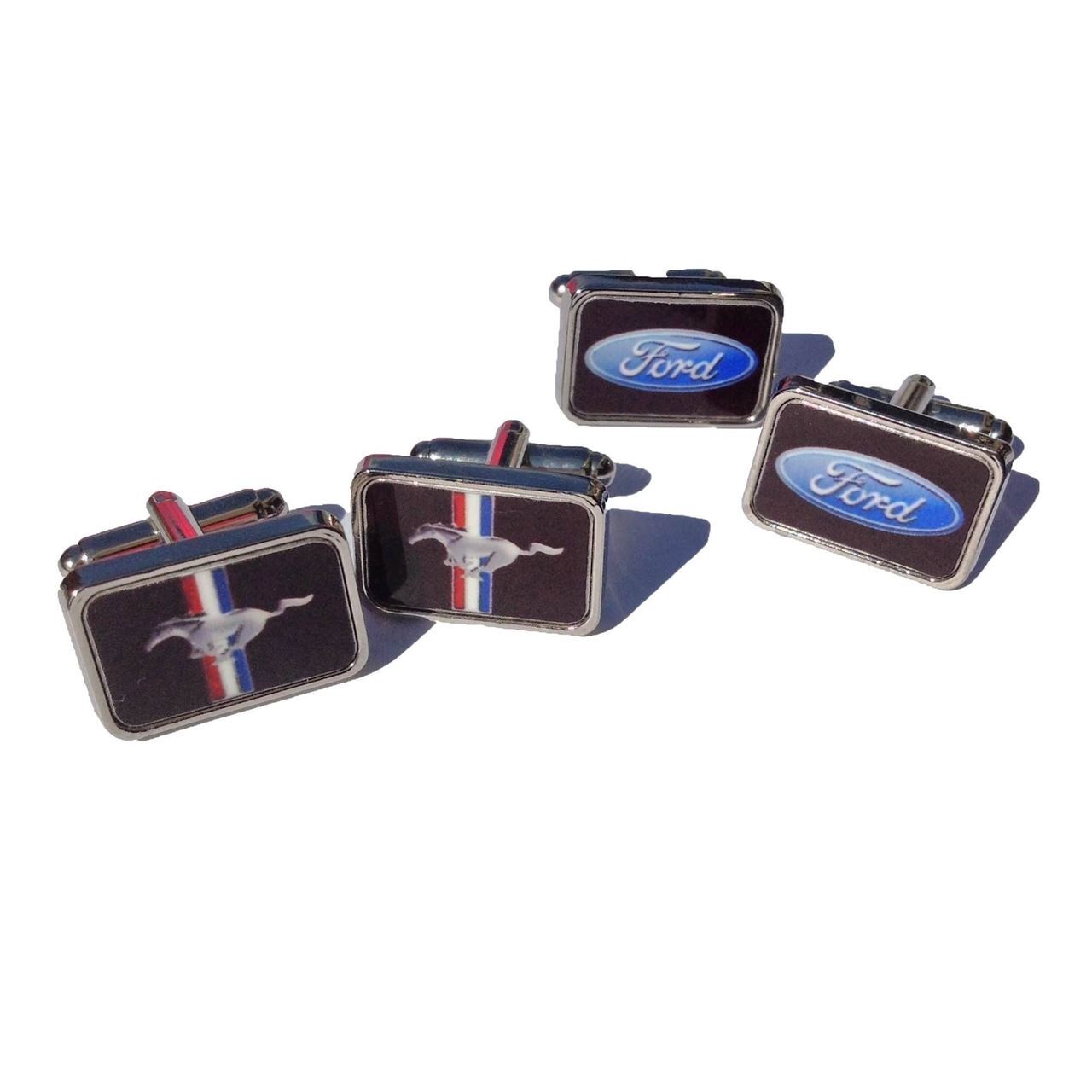 Ford / Mustang Cuff Link Combo Pack * For the Sharp Dressed Ford Lover FREE SHIP