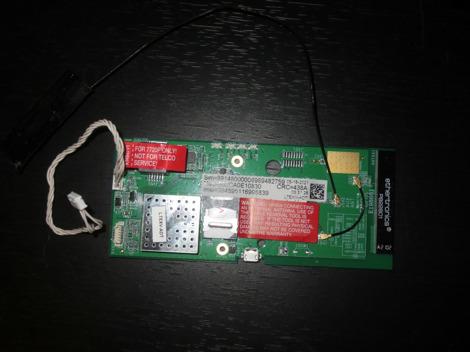 LTEXV-ADT LTE cell communicator for Honeywell